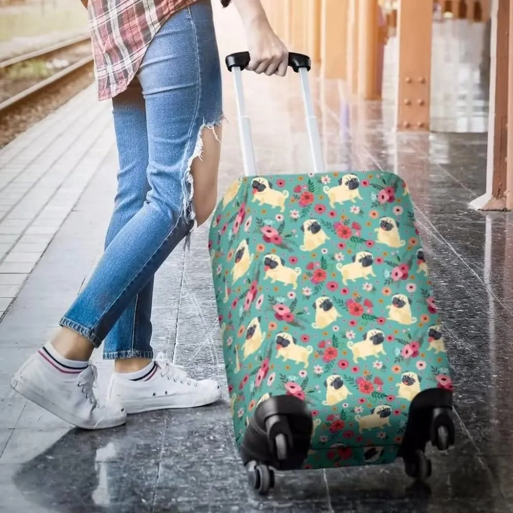 TODIYADDU Cartoon Shark Travel Thicken Elastic Color Luggage Suitcase Protective Cover, Apply to 18-32inch Cases, Travel Accessories, Daily Tools, Holiday Gifts for Father Mother, S