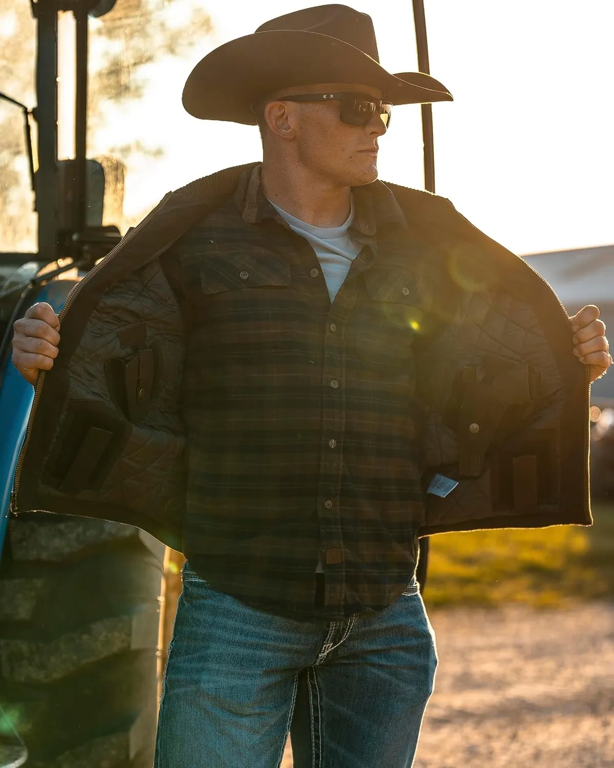 Venado Concealed Carry Vest for Men - Heavy Duty Canvas - Conceal Carry Pockets