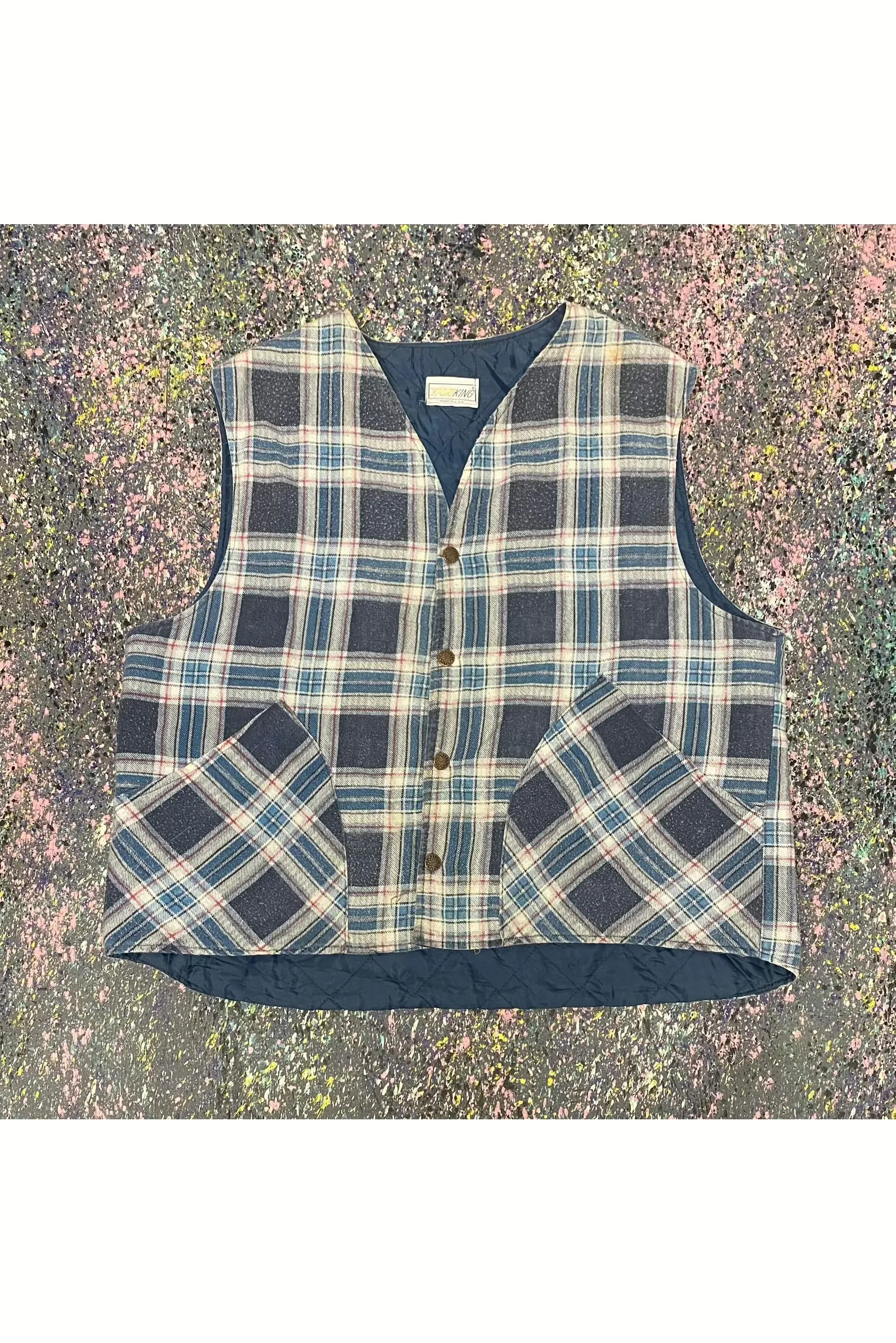 Vintage Made In USA Sport King Insulated Vest- M/L