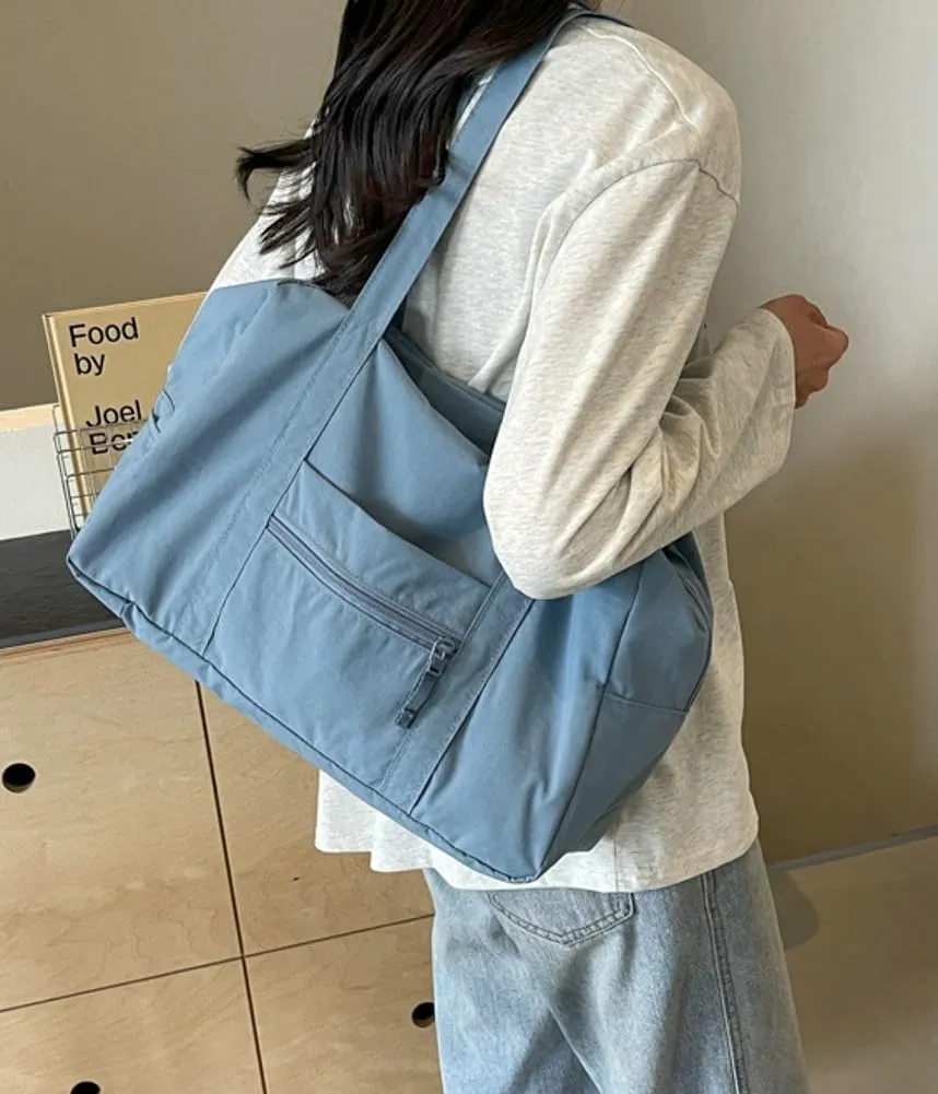 Womens Shoulder Handbag Lightweight Nylon Tote Handbags Large Purse Shopping Work Hobo Bags