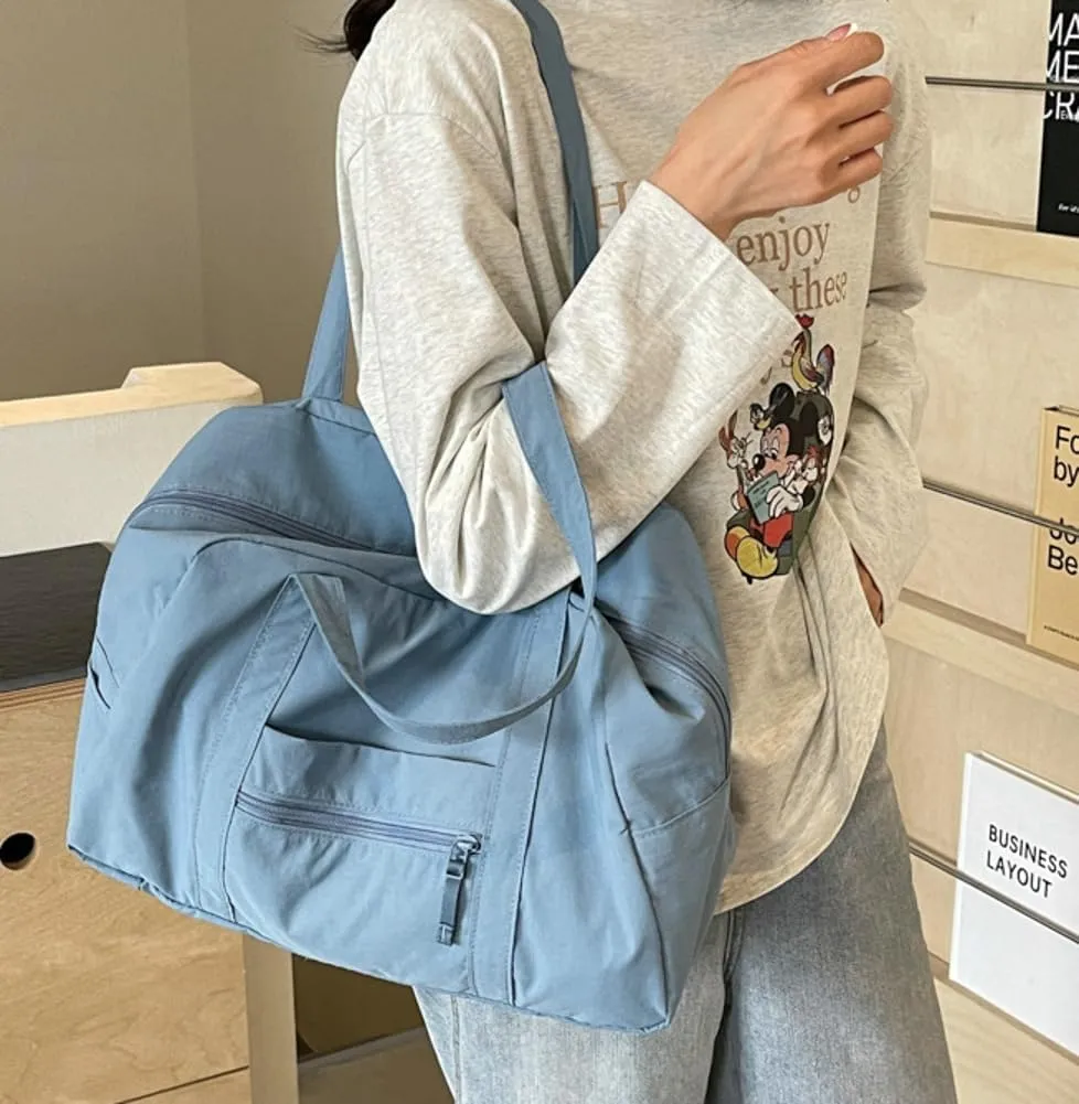 Womens Shoulder Handbag Lightweight Nylon Tote Handbags Large Purse Shopping Work Hobo Bags
