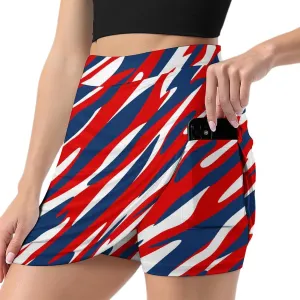 Women's Tennis Skirt Funny Pattern Athletic Golf Skorts for Woman with Pockets Summer Mini Skirts Workout Outfits
