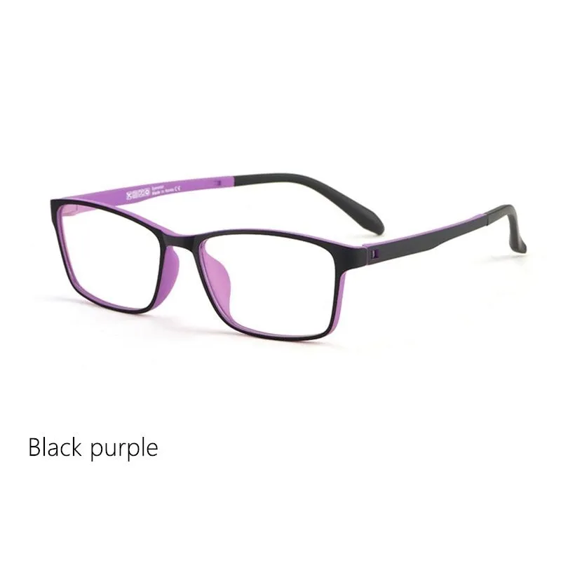 Yimaruili Unisex Full Rim Square Tr 90 Eyeglasses 8870