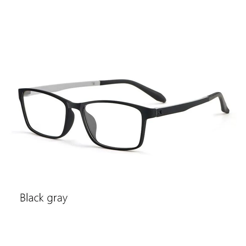 Yimaruili Unisex Full Rim Square Tr 90 Eyeglasses 8870