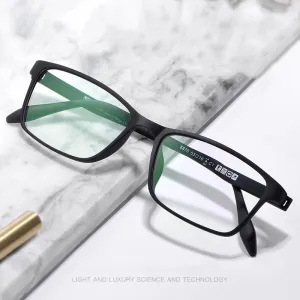 Yimaruili Unisex Full Rim Square Tr 90 Eyeglasses 8870